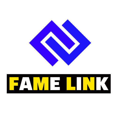 FameLink influencer and celebrity booking platform logo